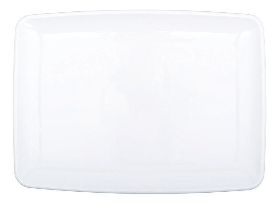 Serving Tray-White-Small-Plastic-8&#39;&#39; x 11&#39;&#39; ( Rectangle)