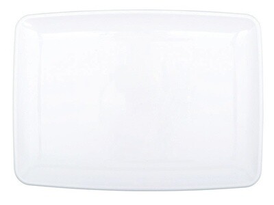 Serving Tray-White-Small-Plastic-8&#39;&#39; x 11&#39;&#39; ( Rectangle)