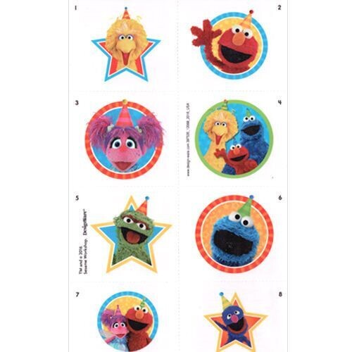 Tattoos - Sesame Street 8pk
