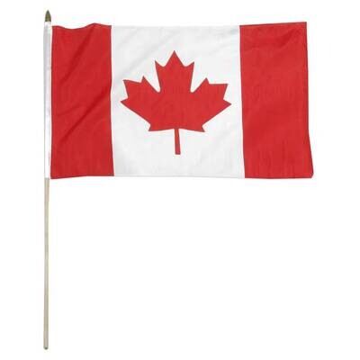 Flag Canada-Medium Wood Handle
