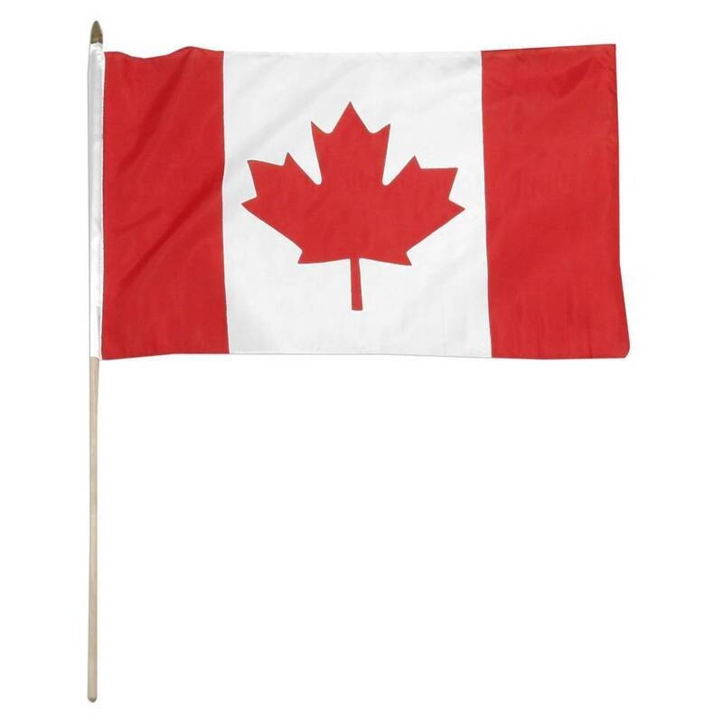 Flag Canada-Medium Wood Handle