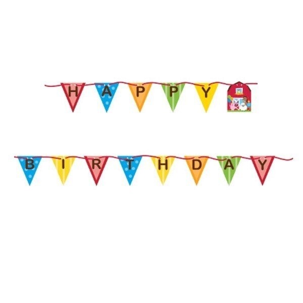 Shaped Paper Banner - 6 ft - 1 Banner