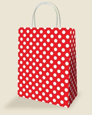 Gift Bags-Polka Dots 10pk