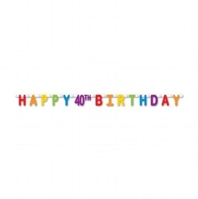 Happy Birthday Streamer - 40th