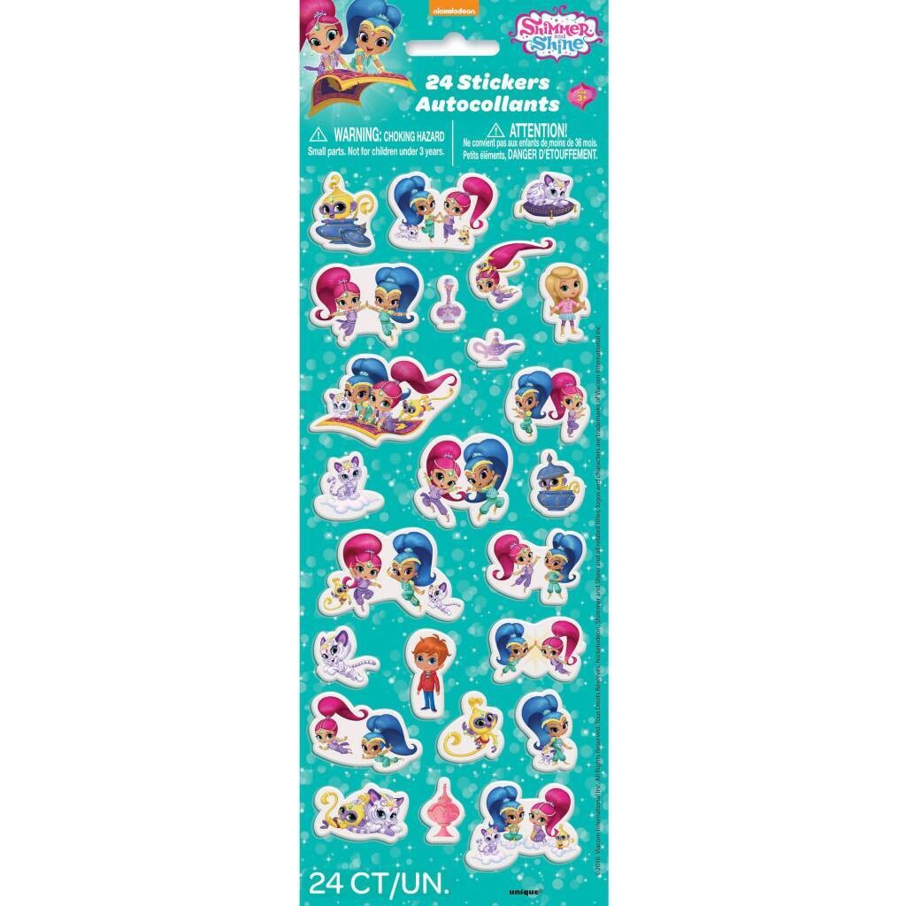 Puffy Stickers - Shimmer and Shine