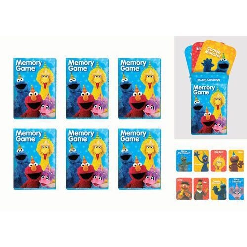 Memory Game - Sesame Street 6pk