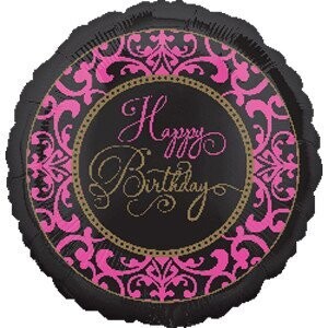 Foil Balloon - Happy Birthday Fabulous - 17" Foil Balloon - Happy Birthday Fabulous - 17"