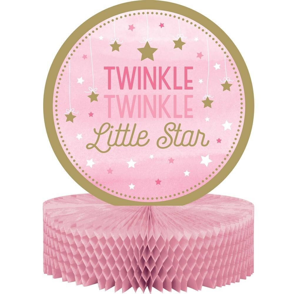 Centerpiece - Twinkle Little Star Pink