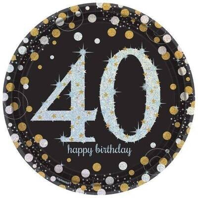Luncheon Plates- Sparkling Celebration 40