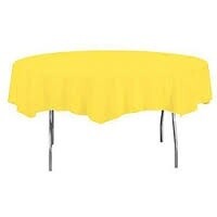 Plastic Round TableCover - Mimosa 28in.