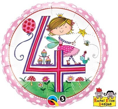 Foil Balloon - 4th Fairy 18&quot;