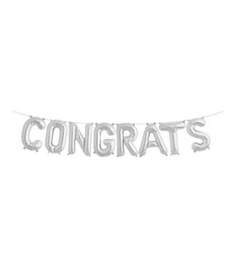 Foil Balloon - Banner Kit Congrats - 14" Foil Balloon - Banner Kit Congrats - 14"
