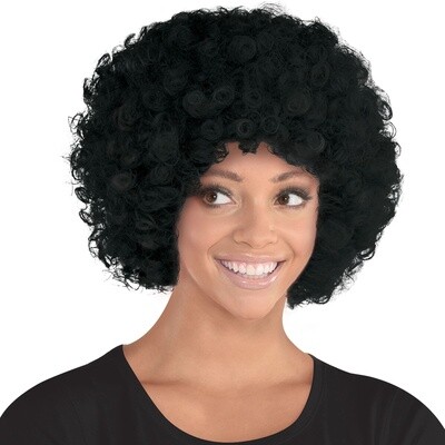 Wig-Curly-Black Afro- One Size