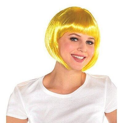 Wig-Bob Yellow-One Size for All