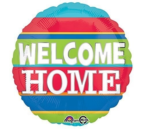 Foil Balloon - Welcome Home - 18&#39;&#39;