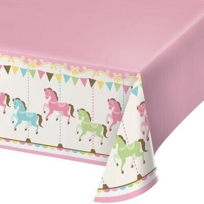 Table Cover-Carousel-54&#39;&#39;x102&#39;&#39;-Plastic