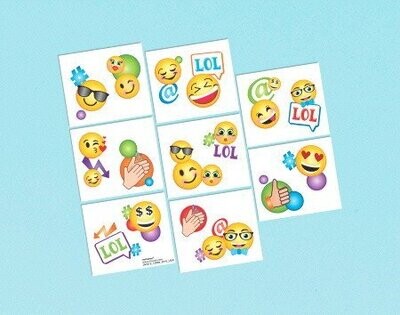 Tattoo - Emoji LOL - 16pc