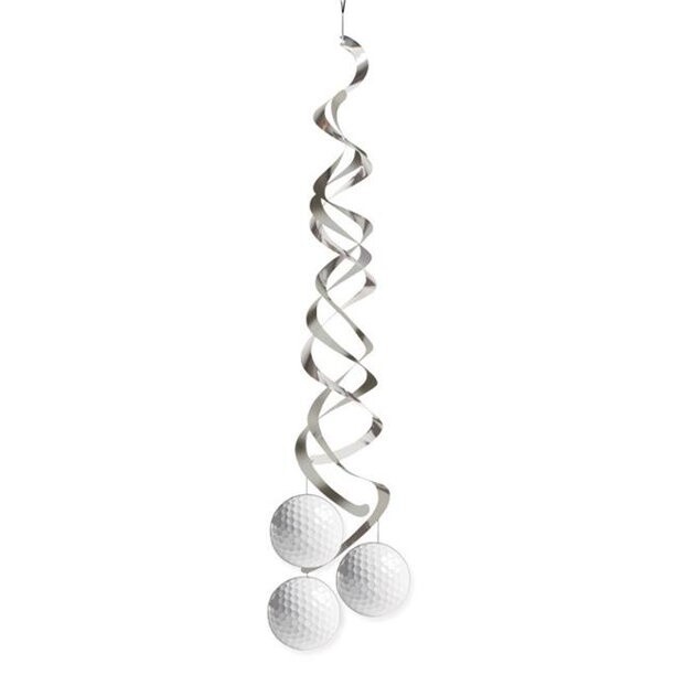 Danglers-Foil Swirl-Golf Fanatic-2pkg-36&quot;