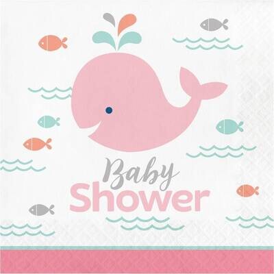 Luncheon Napkins- Lil Spout Pink- 16pk-2ply