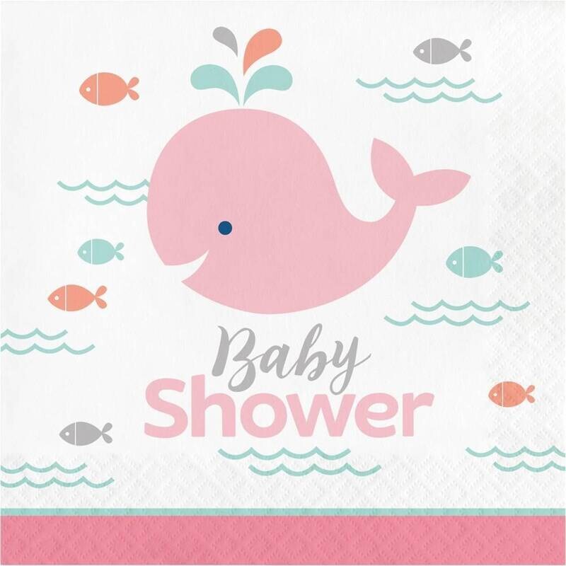 Luncheon Napkins- Lil Spout Pink- 16pk-2ply