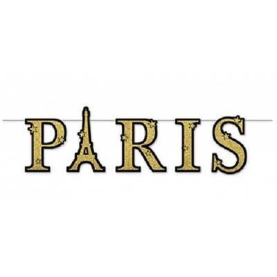 Banner-Paris Glittered
