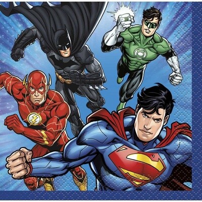 Napkins Bev - Justice League