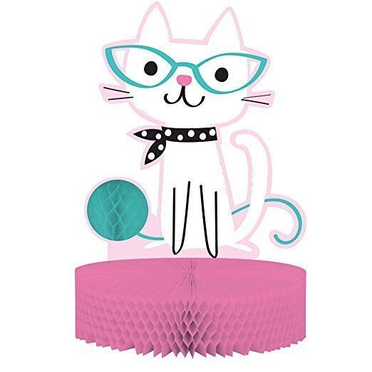 Centerpiece-Cat Purr-fect Party-9&#39;&#39;x12&#39;&#39;