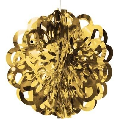 Foil Diecut Ball-Gold-16&quot;