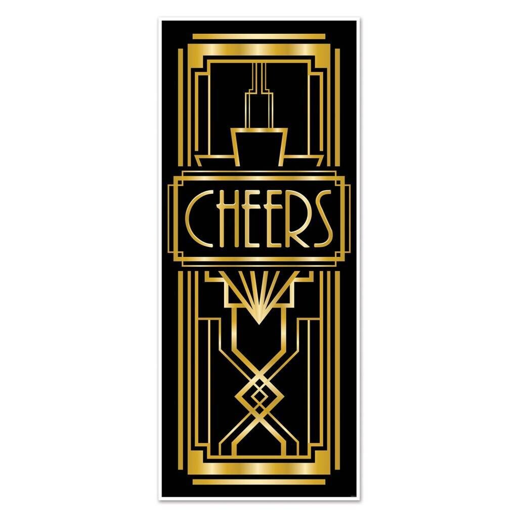 Door Cover-Great 20&#39;s Cheers-30inx6ft