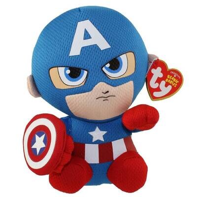 Beanie Boos - Captain America 6"