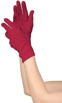 Gloves-Short Red