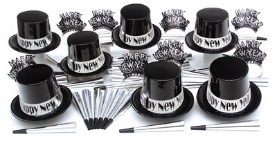 Party Kit-Happy New Year Starry Nights for 50-1pkg