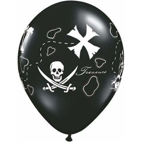 Latex Balloons - Pirate's Treasure Map - 11"