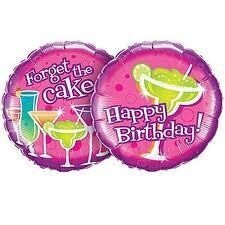 Foil Balloon - Happy Birthday Forget the Cake - 18&quot;