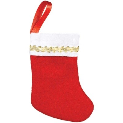 Mini Stocking-Christmas-Value/10pkg