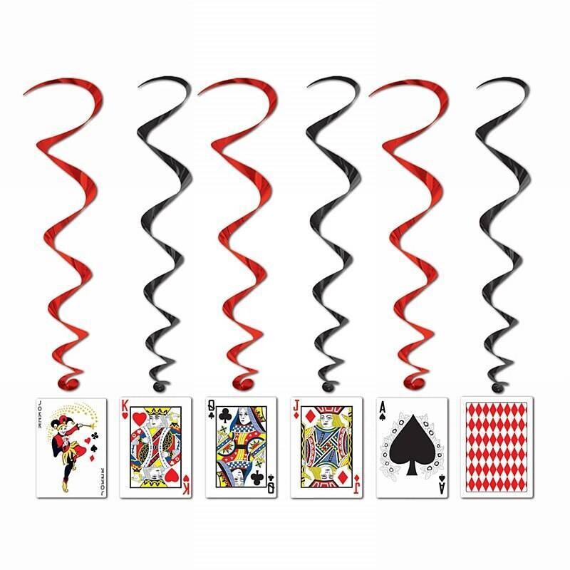 Playing Card Whirls - 5pk