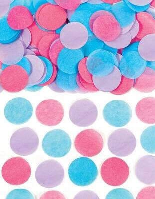 Paper Confetti-Blue, Pink, and Puple-0.8oz