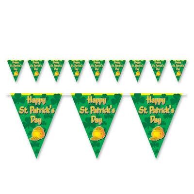Happy St. Patrick's Day Pennant Banner