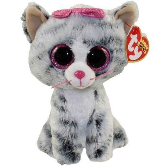 Kiki the Grey Cat Plushie 6&quot;