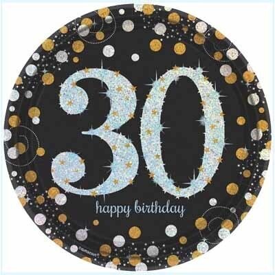 Plates LN Sparkling Celebration 30