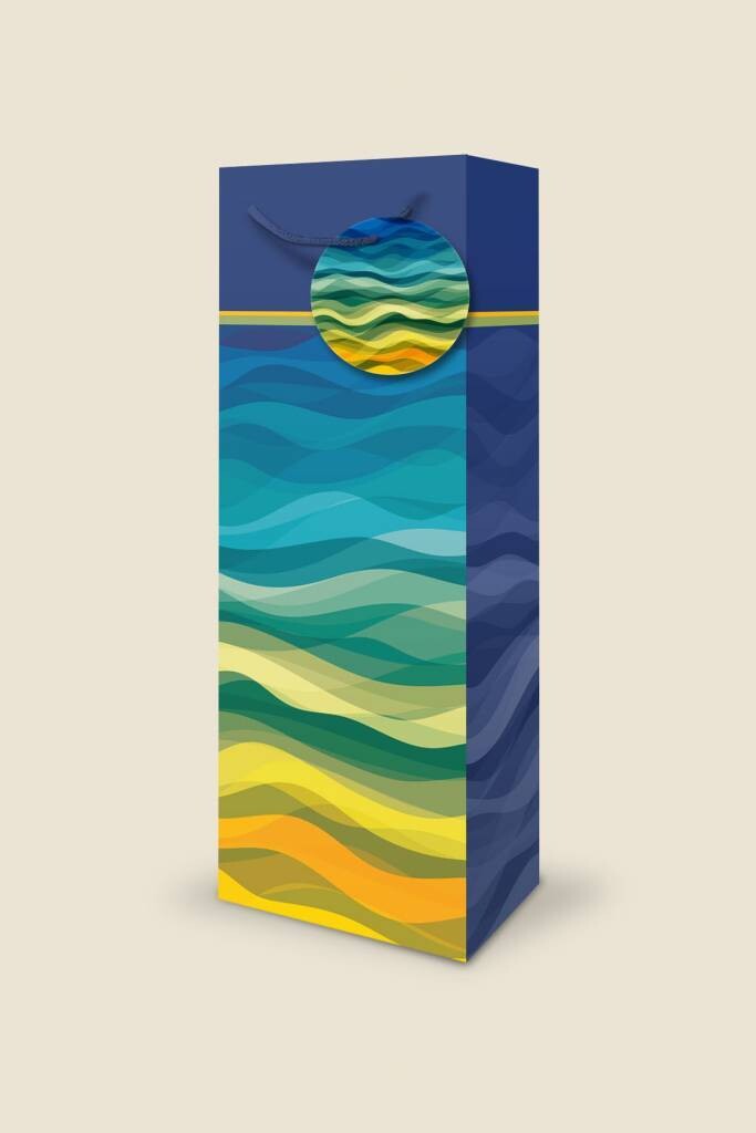 Gift Bags - Wine Bottle Stripes