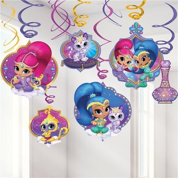 Swirl Decorations - Shimmer and Shine