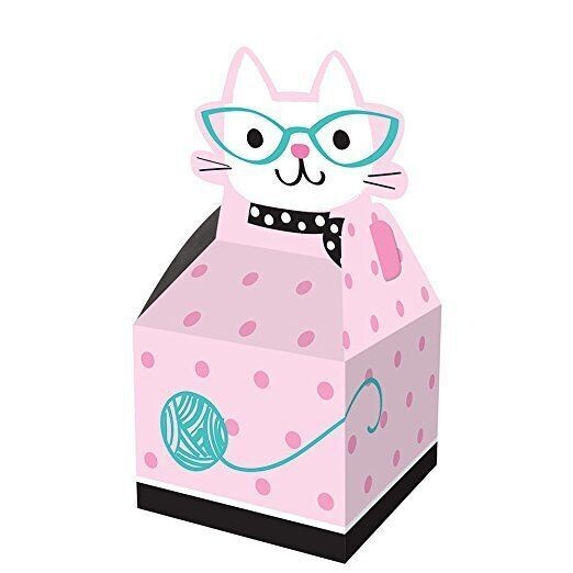 Favor Box-Cat Purr-Fect Party