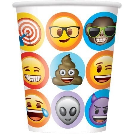 Emoji-Paper Cups (8pc)