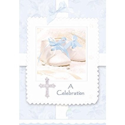 Invitations-Tiny Blessing Blue-8pk
