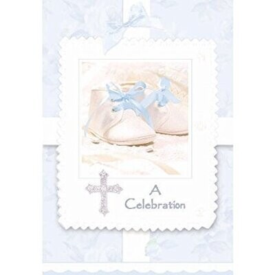 Invitations-Tiny Blessing Blue-8pk