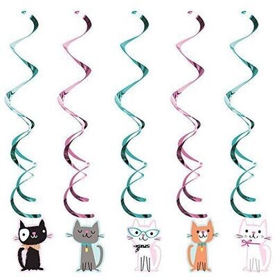 Danglers-Cat Purr-Fect Party Dizzy-39&#39;&#39;-5pk