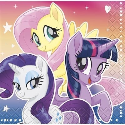 Napkins-BEV-My Little Pony-16pk-2ply