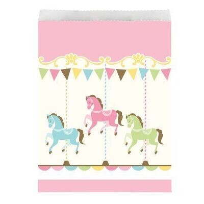 Treat Bags-Carousel-6.5&#39;&#39;x8.75&#39;&#39;-10pk