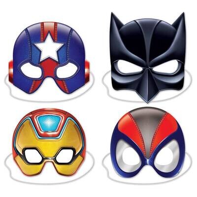 Hero - Deluxe Masks - 4pk